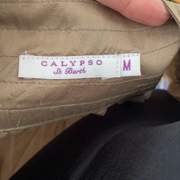 Calypso St. Barth Tan Dress - Picture 7 of 10